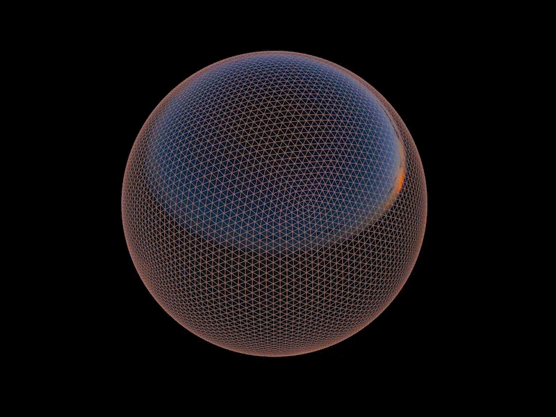 A render of three white cylindrical columns, against a warm creme background
